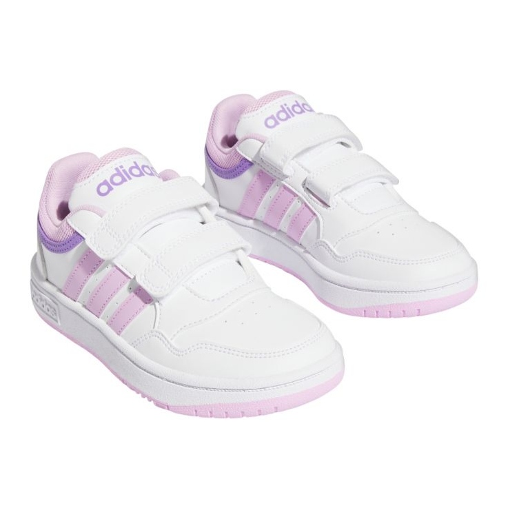 Chaussures Adidas Hoops 3.0 IF5319 blanc 1