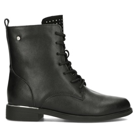 Filippo DBT4747/24 Bk D bottes en cuir, noir le noir 1