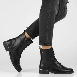 Filippo DBT4747/24 Bk D bottes en cuir, noir le noir 6
