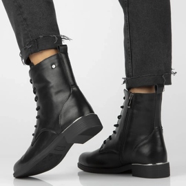 Filippo DBT4747/24 Bk D bottes en cuir, noir le noir 9