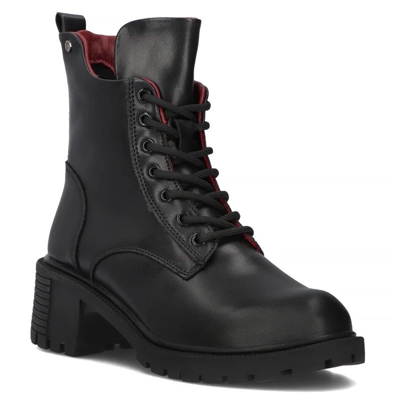 Filippo DBT6501/24 Bottines à talons hauts en cuir Bk, noir 2