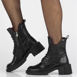 Filippo DBT6501/24 Bottines à talons hauts en cuir Bk, noir 8