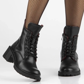 Filippo DBT6501/24 Bottines à talons hauts en cuir Bk, noir 9