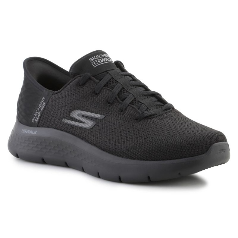 Skechers Slip-Ins Go Walk Flex - Chaussures Hands Up 216324-BB noir 1