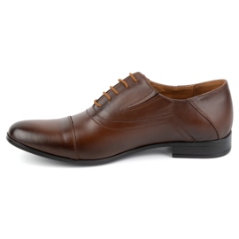 Olivier Chaussures habillées en cuir pour hommes, à lacets élégantes 290LU, marron brun 1 Olivier Chaussures habillées en cuir pour hommes, à lacets élégantes 290LU, marron brun 1