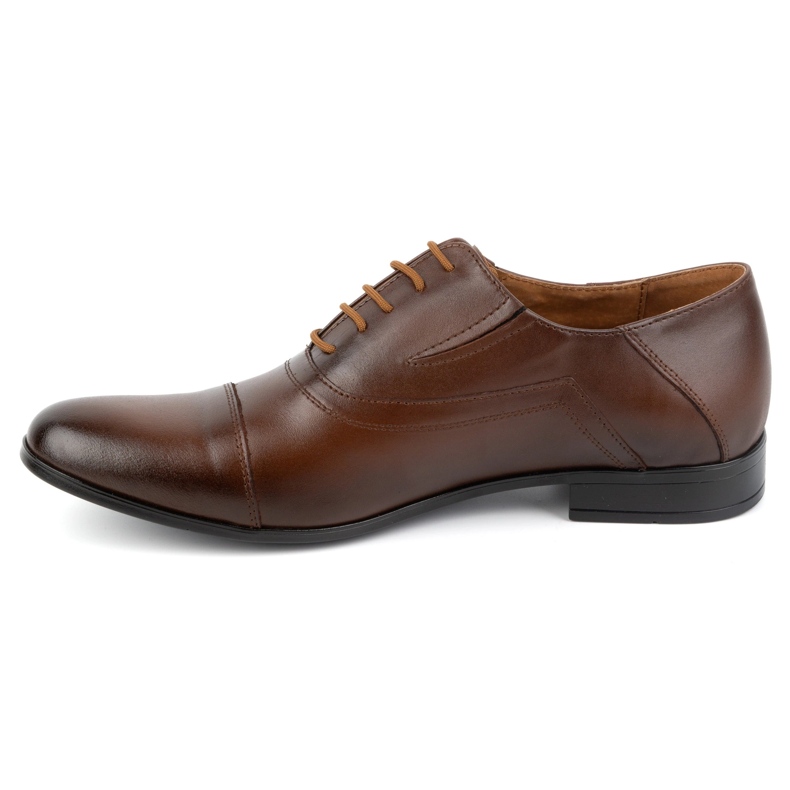 Olivier Chaussures habillées en cuir pour hommes, à lacets élégantes 290LU, marron brun 1 Olivier Chaussures habillées en cuir pour hommes, à lacets élégantes 290LU, marron brun 1