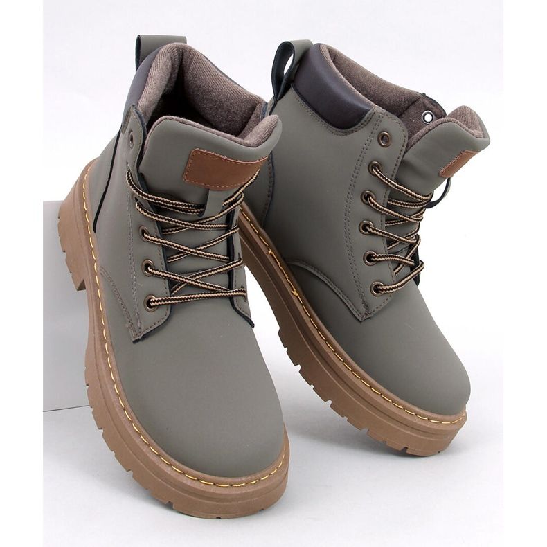 Bottes en bois pour femme Kellers Green vert 1