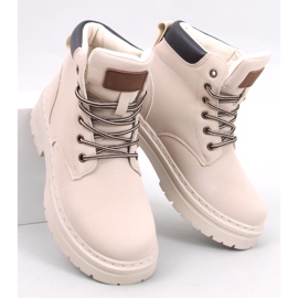 Kellers Bottines Timber femme beiges 1