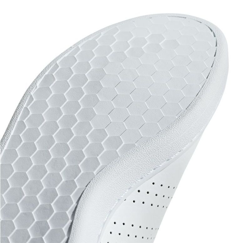 Chaussures Adidas Advantage M F36424 blanc vert 1