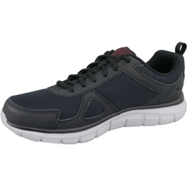 Chaussures Skechers Track-Scloric 52631-BKRD noir 1