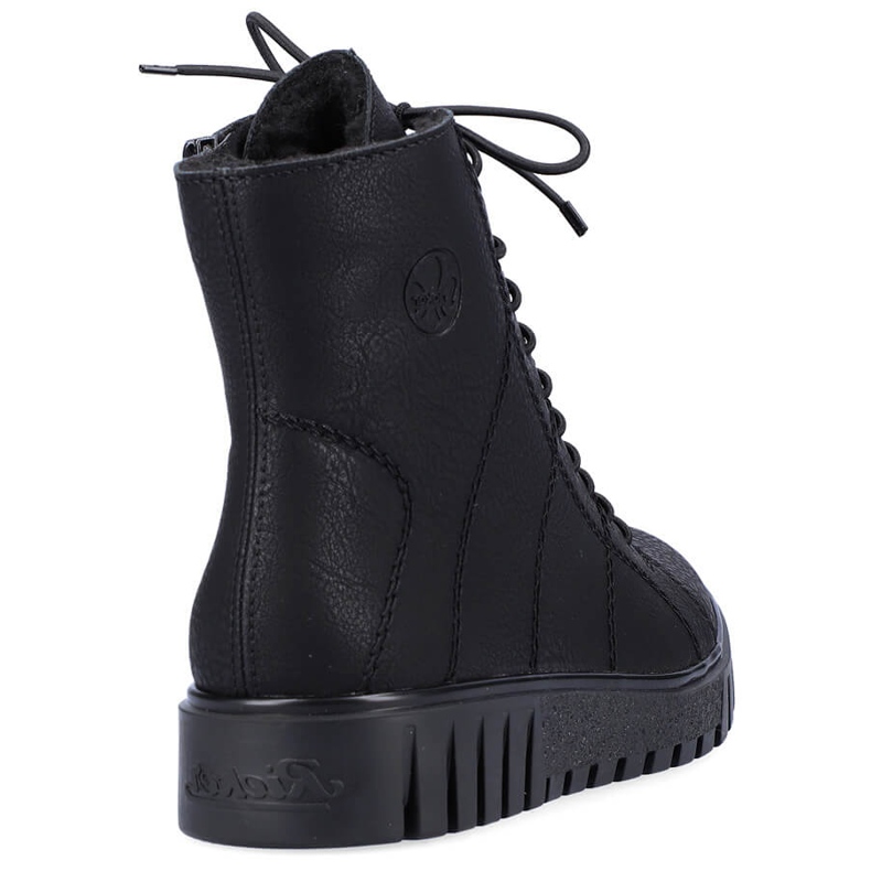 Bottes pour femmes isolées Rieker Y3420-00 noires 2