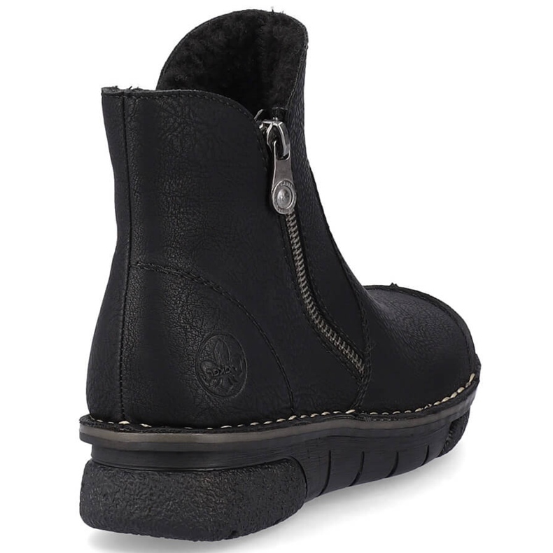 Bottes confortables pour femmes isolées noir Rieker 73357-00 2