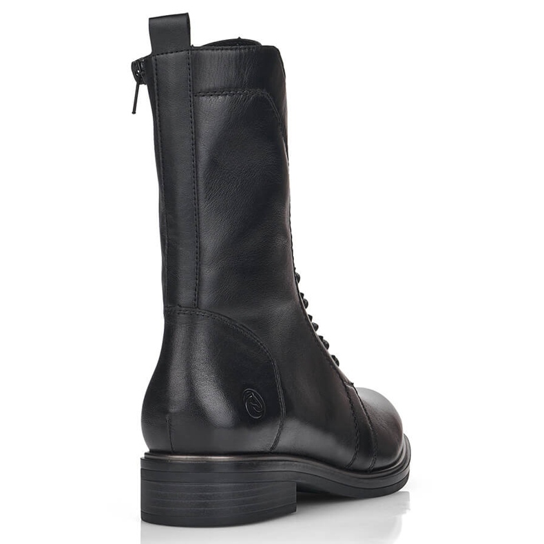 Bottes en cuir confortables et isolées pour femme, noir Remonte D8380-01 1