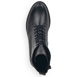 Bottes en cuir confortables et isolées pour femme, noir Remonte D8380-01 le noir 2