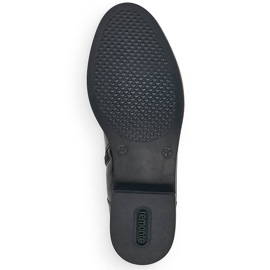 Bottes en cuir confortables et isolées pour femme, noir Remonte D8380-01 le noir 3