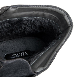 Vices Bottines en daim pour l'automne gris 6