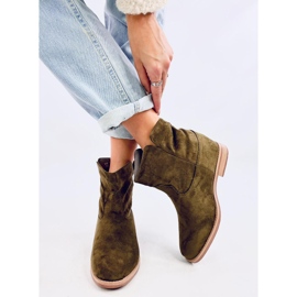 Bottes sur un coin caché Deer Green vert 2