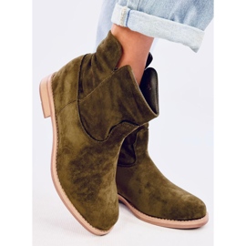 Bottes sur un coin caché Deer Green vert 3