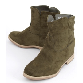 Bottes sur un coin caché Deer Green vert 1