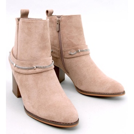 Athing Bottines en daim kaki beige 1
