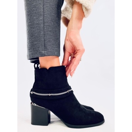 Athing Bottines en daim noir le noir 4