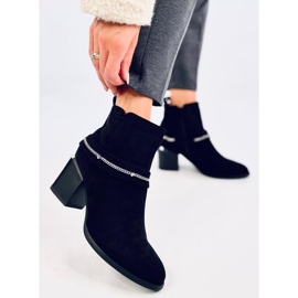 Athing Bottines en daim noir le noir 3