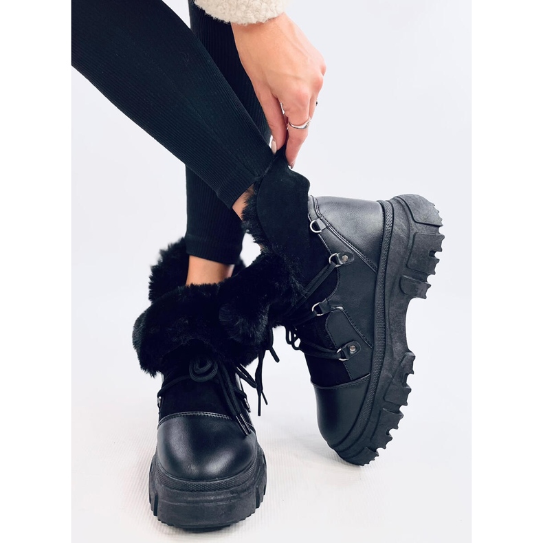 Bottes de neige femme Jarl Noir 1