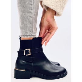 Bottines Chelsea classiques avec boucle, Cowans Noir le noir 5