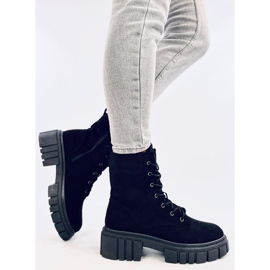 Bottines à lacets Kelis Noir 2