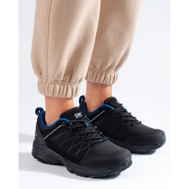 Chaussures de trekking femme DK Waterproof, noir et bleu 2