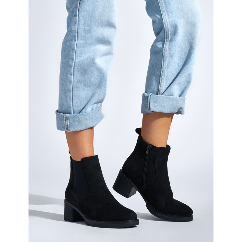 Bottines classiques noires le noir 1