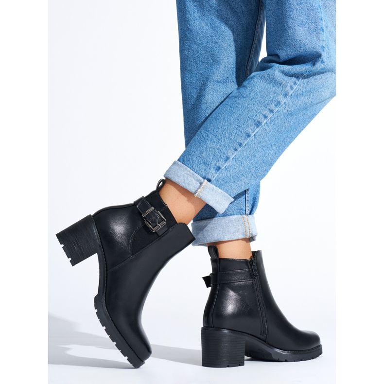 Bottines femme noires le noir 2