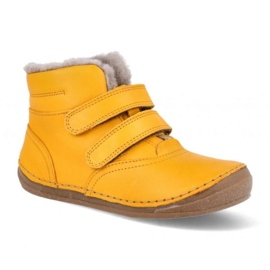 Bottes d'hiver isolées Froddo avec Velcro (G2110113-7) jaune 1