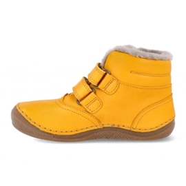 Bottes d'hiver isolées Froddo avec Velcro (G2110113-7) jaune 2