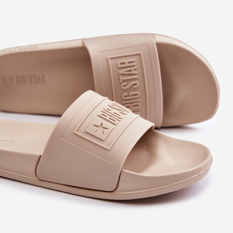 Tongs légères pour femmes Big Star OO274035 Beige 2