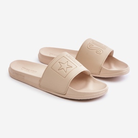 Tongs en mousse femme Big Star OO274043 Beige 1