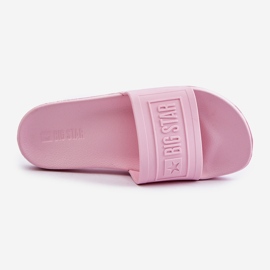 Tongs légères pour femmes Big Star OO274036 Rose 2