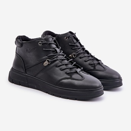 Bottines isolées en cuir Baskets pour hommes Lee Cooper LCJ-24-33-2913 Noir le noir 1