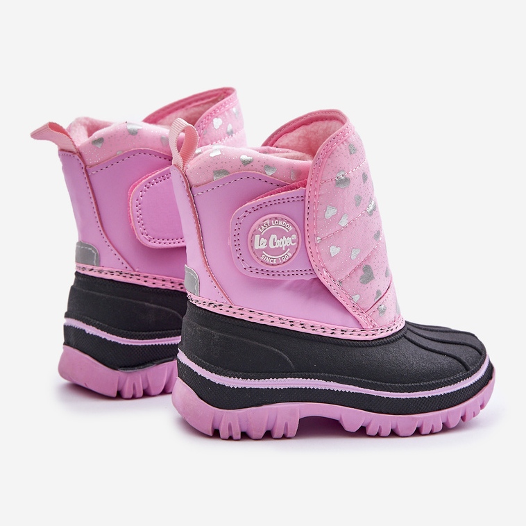 Bottes de neige Velcro Enfant Lee Cooper LCJ-24-44-2863K Rose 2