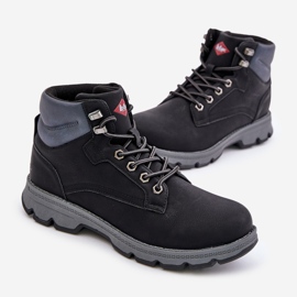 Lee Cooper Chaussures de randonnée Trappers pour hommes LCJ-24-01-2948 Noir le noir 1