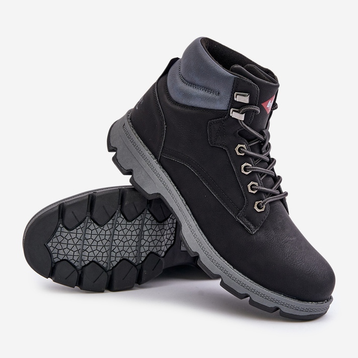 Lee Cooper Chaussures de randonnée Trappers pour hommes LCJ-24-01-2948 Noir 2