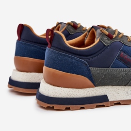 Baskets isolées pour hommes Lee Cooper LCJ-24-03-3006 Gris 2