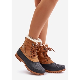 Bottes de neige à lacets pour femmes avec fourrure Lee Cooper LCJ-24-44-2869 Camel brun 1 Bottes de neige à lacets pour femmes avec fourrure Lee Cooper LCJ-24-44-2869 Camel brun 1