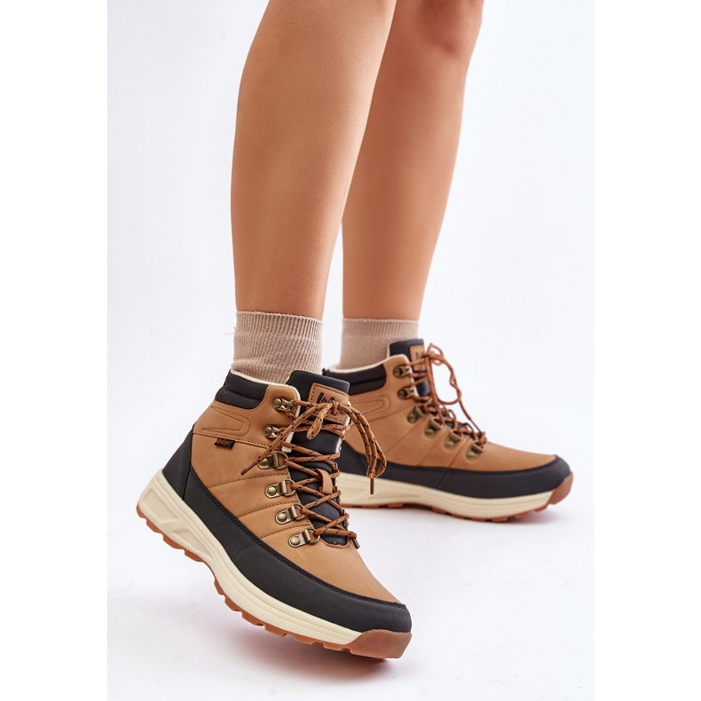 Bottes de randonnée isolées pour hommes Lee Cooper LCJ-24-03-3035M Marron Camel brun 2 Bottes de randonnée isolées pour hommes Lee Cooper LCJ-24-03-3035M Marron Camel brun 2