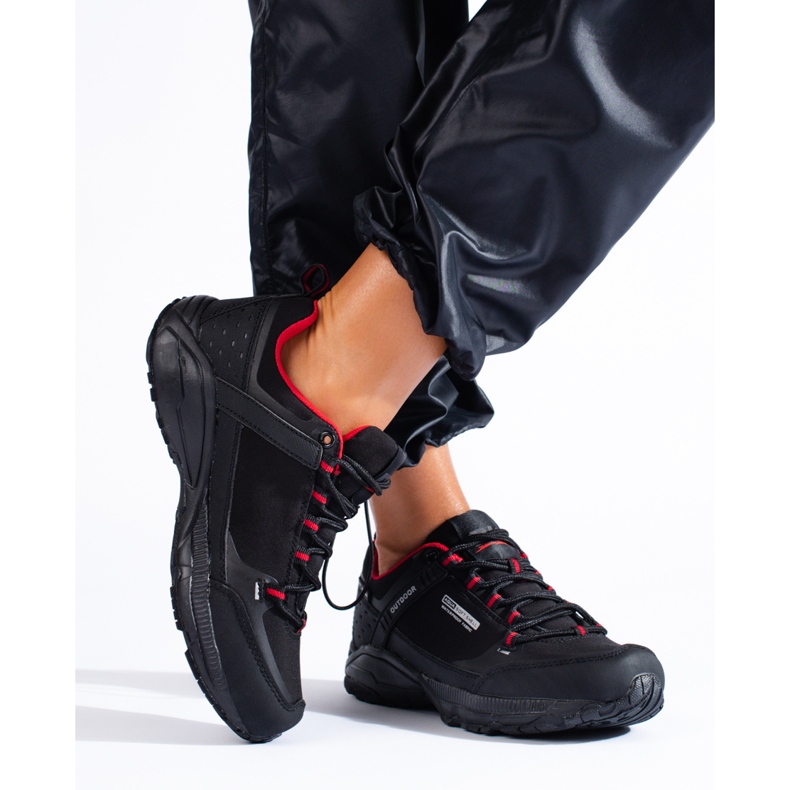 DK Chaussures de trekking en plein air noir 1