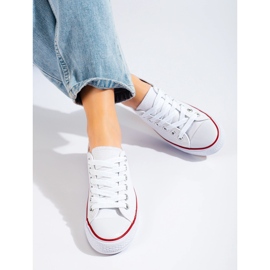 Baskets classiques pour femmes blanche 3