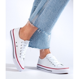 Baskets classiques blanches Shelovet 1