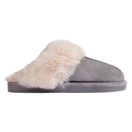 Chaussons femme gris Shelovet 1