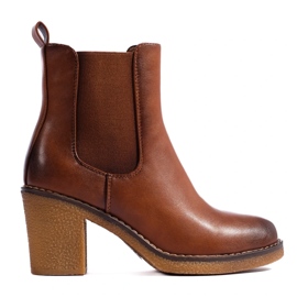 Bottines Shelovet marron classiques brun 1