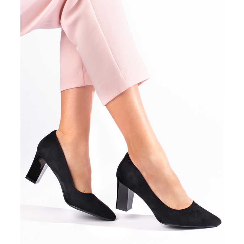 Escarpins noirs à talons hauts pour femmes de Sergio Leone 1